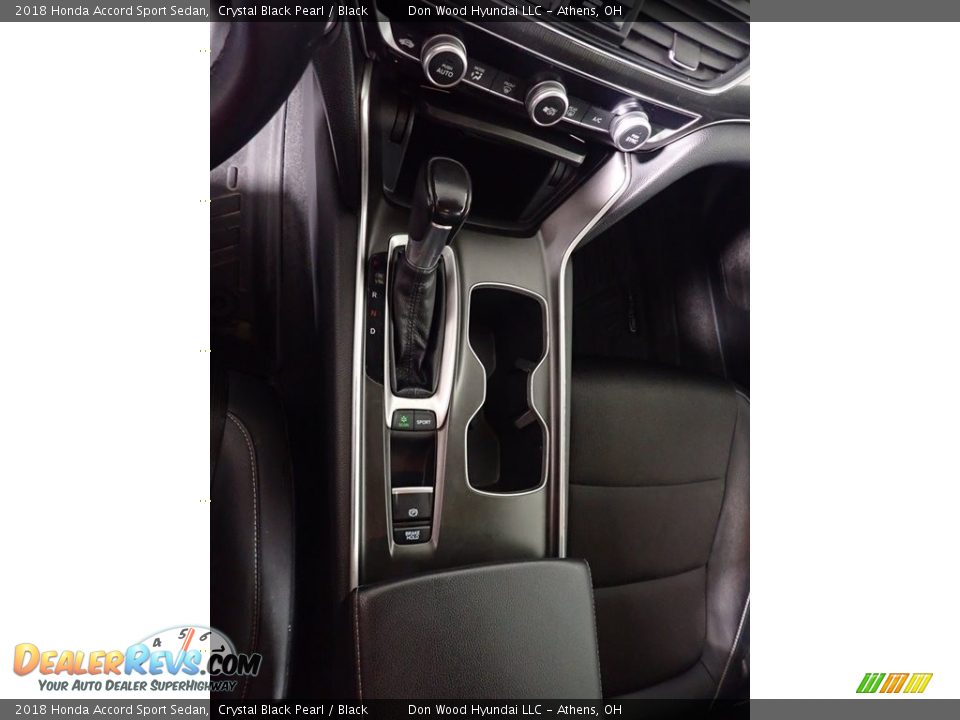 2018 Honda Accord Sport Sedan Crystal Black Pearl / Black Photo #32