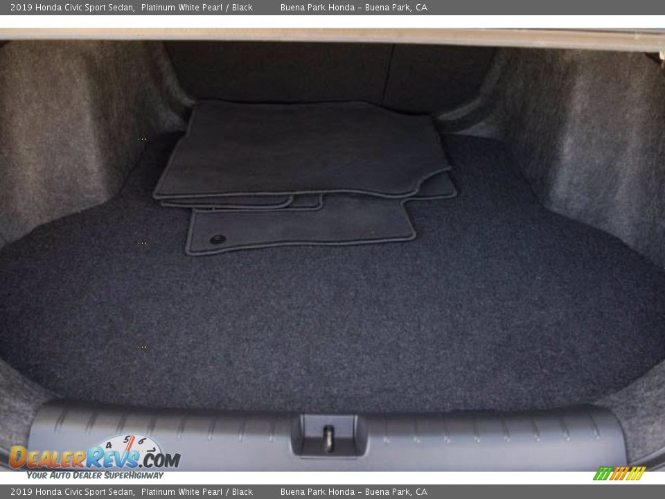 2019 Honda Civic Sport Sedan Platinum White Pearl / Black Photo #19