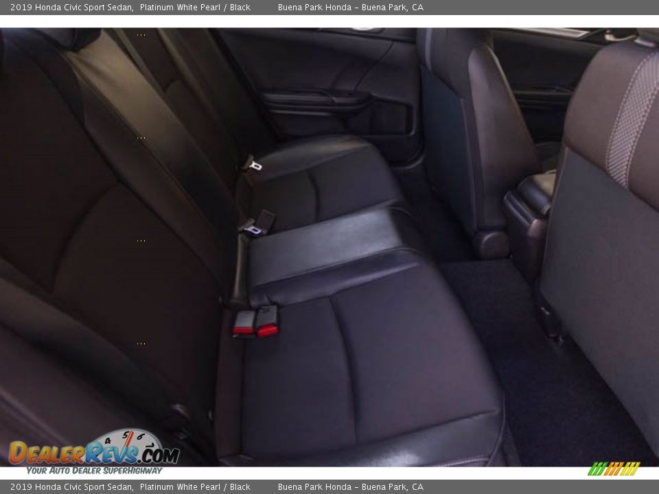2019 Honda Civic Sport Sedan Platinum White Pearl / Black Photo #20