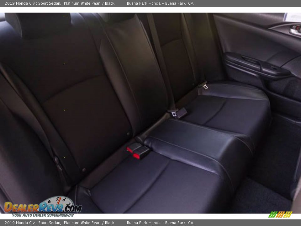 2019 Honda Civic Sport Sedan Platinum White Pearl / Black Photo #21