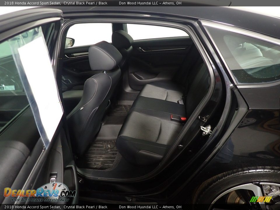 2018 Honda Accord Sport Sedan Crystal Black Pearl / Black Photo #35