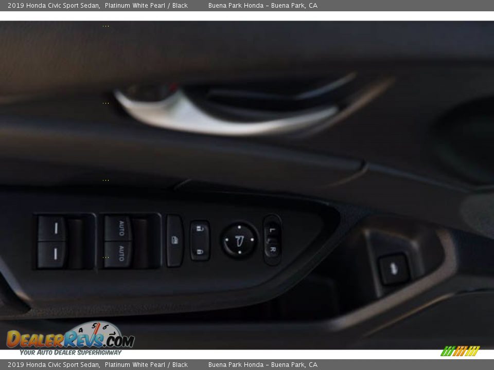 2019 Honda Civic Sport Sedan Platinum White Pearl / Black Photo #29