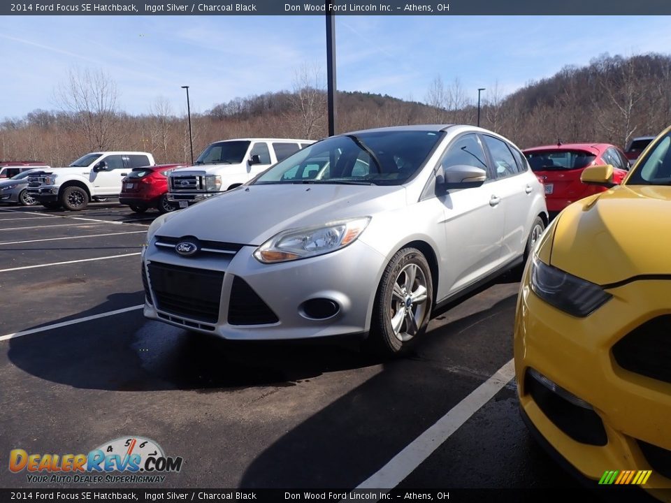 2014 Ford Focus SE Hatchback Ingot Silver / Charcoal Black Photo #6