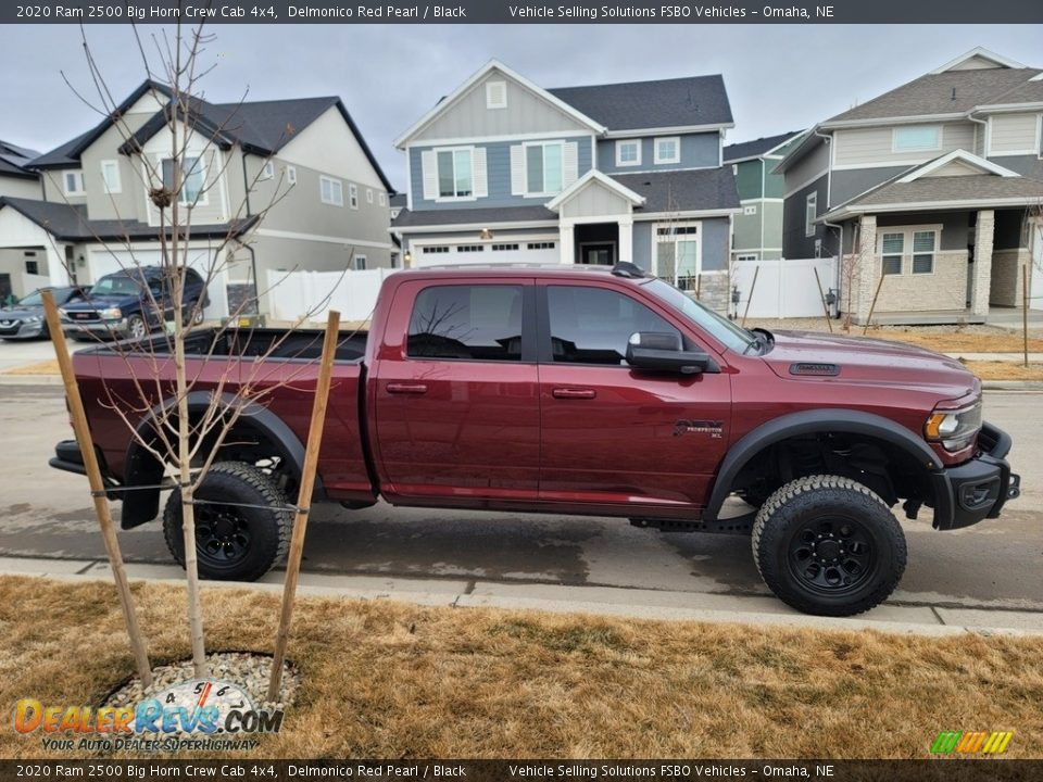 2020 Ram 2500 Big Horn Crew Cab 4x4 Delmonico Red Pearl / Black Photo #3