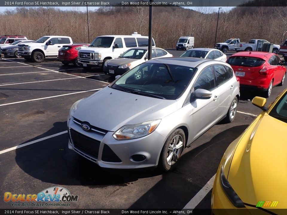 2014 Ford Focus SE Hatchback Ingot Silver / Charcoal Black Photo #7