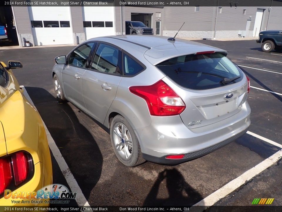 2014 Ford Focus SE Hatchback Ingot Silver / Charcoal Black Photo #9