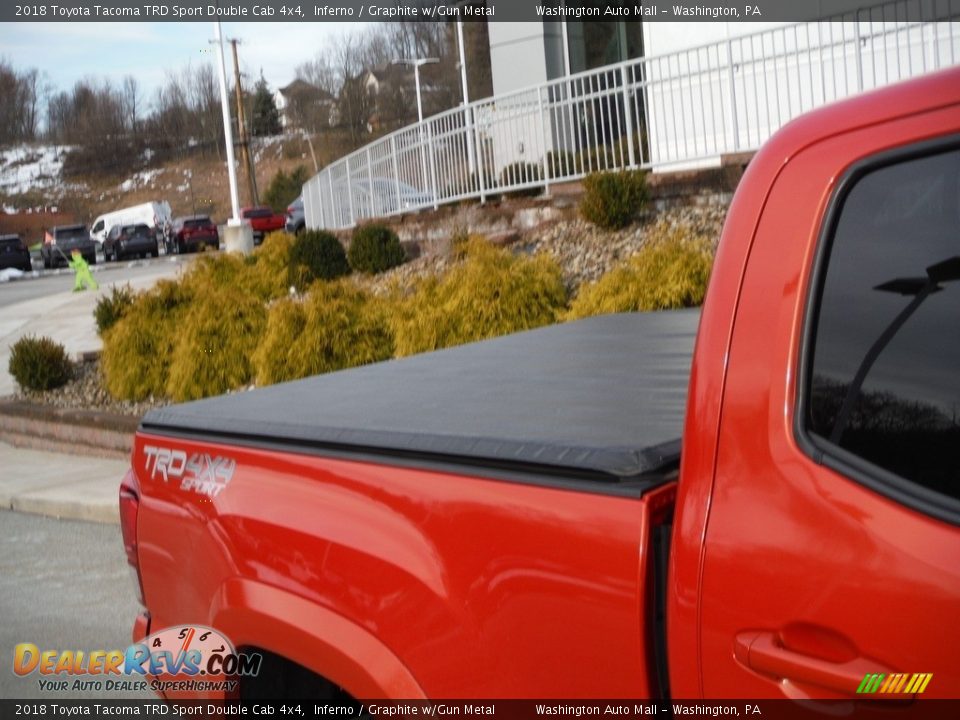 2018 Toyota Tacoma TRD Sport Double Cab 4x4 Inferno / Graphite w/Gun Metal Photo #3