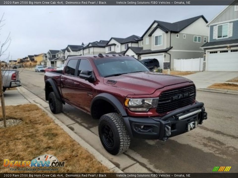 2020 Ram 2500 Big Horn Crew Cab 4x4 Delmonico Red Pearl / Black Photo #6