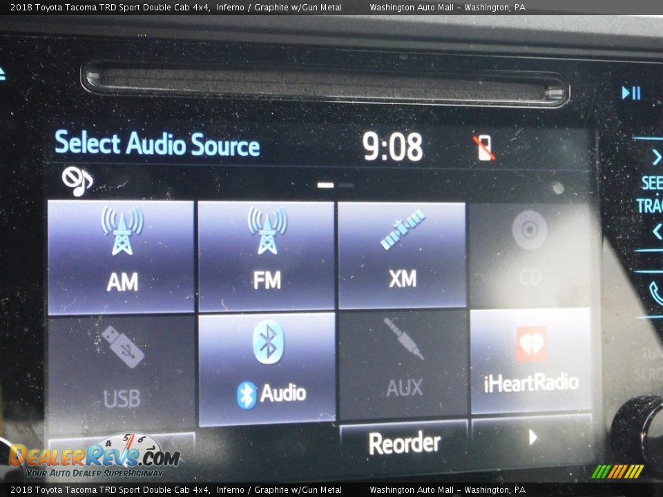 2018 Toyota Tacoma TRD Sport Double Cab 4x4 Inferno / Graphite w/Gun Metal Photo #7