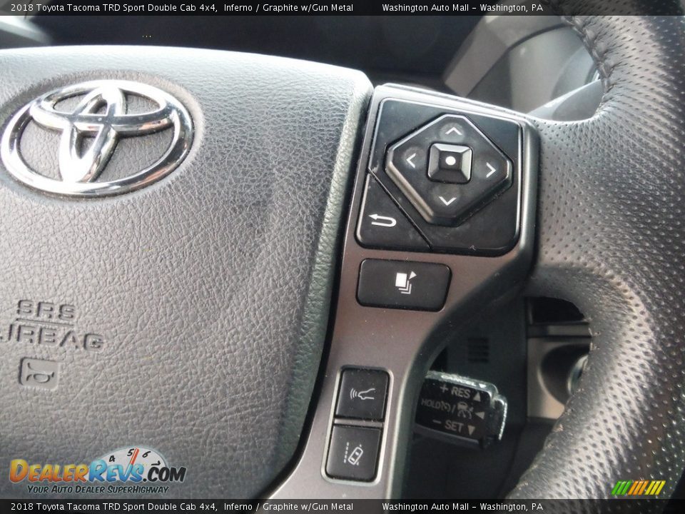 2018 Toyota Tacoma TRD Sport Double Cab 4x4 Inferno / Graphite w/Gun Metal Photo #10