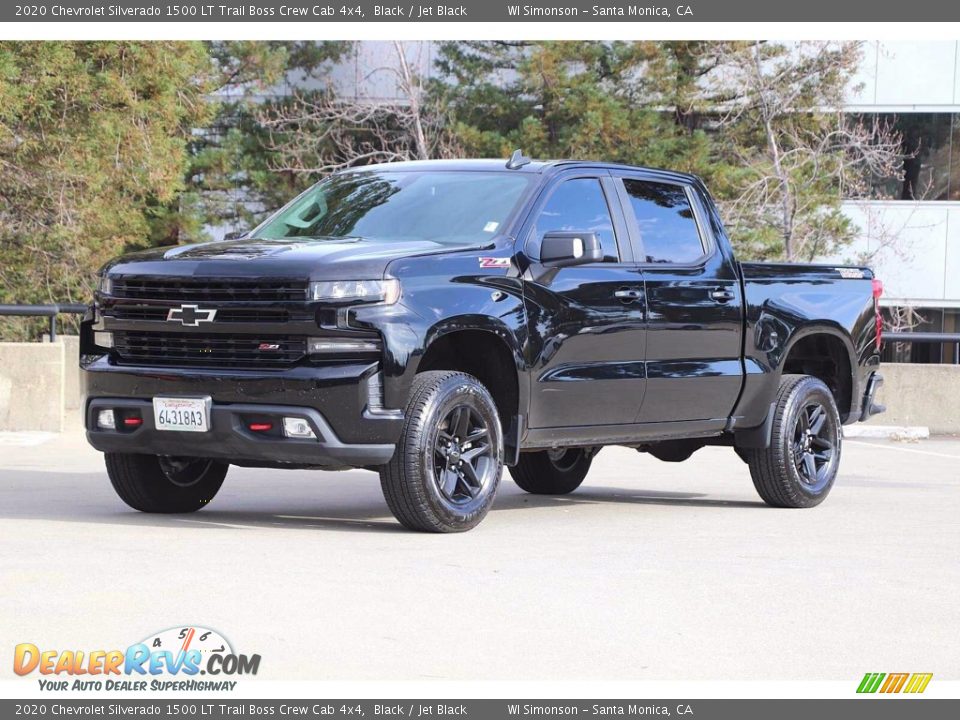 Black 2020 Chevrolet Silverado 1500 LT Trail Boss Crew Cab 4x4 Photo #11