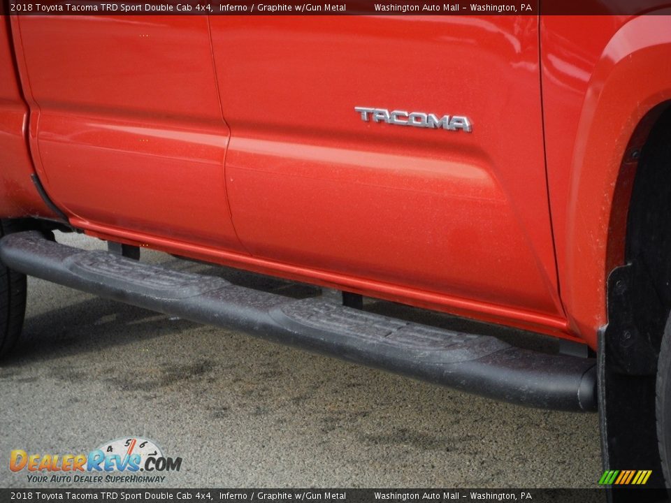 2018 Toyota Tacoma TRD Sport Double Cab 4x4 Inferno / Graphite w/Gun Metal Photo #13