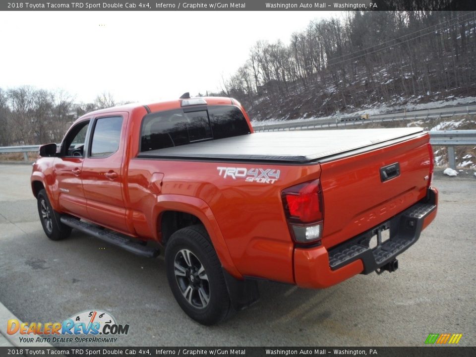 2018 Toyota Tacoma TRD Sport Double Cab 4x4 Inferno / Graphite w/Gun Metal Photo #17