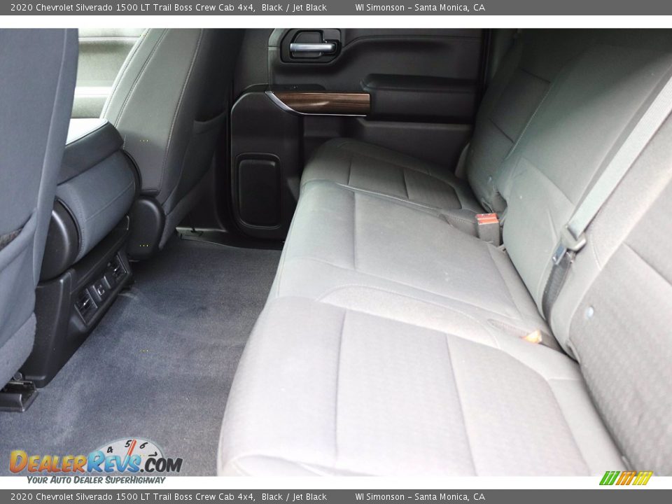 Rear Seat of 2020 Chevrolet Silverado 1500 LT Trail Boss Crew Cab 4x4 Photo #16