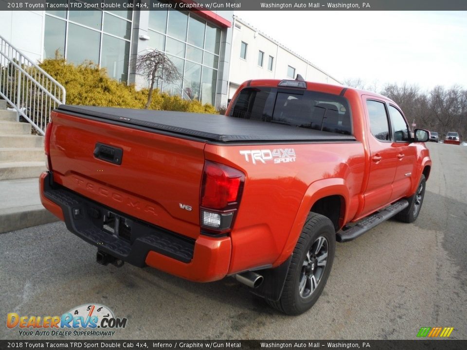 2018 Toyota Tacoma TRD Sport Double Cab 4x4 Inferno / Graphite w/Gun Metal Photo #19