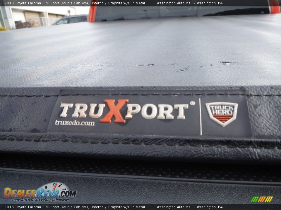 2018 Toyota Tacoma TRD Sport Double Cab 4x4 Inferno / Graphite w/Gun Metal Photo #20
