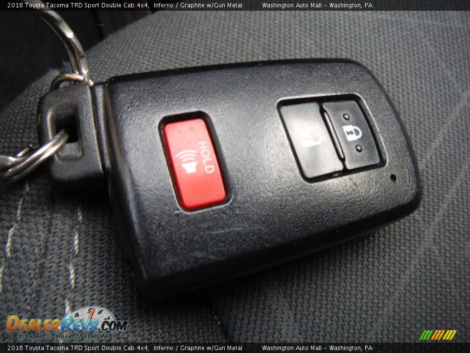 2018 Toyota Tacoma TRD Sport Double Cab 4x4 Inferno / Graphite w/Gun Metal Photo #23