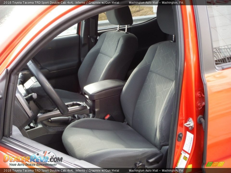 2018 Toyota Tacoma TRD Sport Double Cab 4x4 Inferno / Graphite w/Gun Metal Photo #24