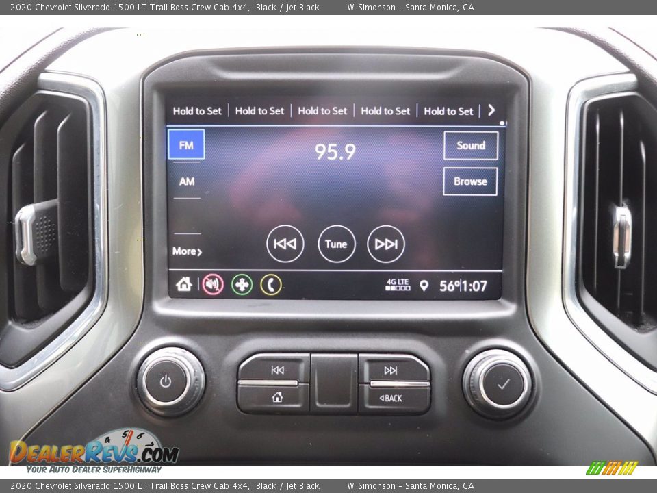 Controls of 2020 Chevrolet Silverado 1500 LT Trail Boss Crew Cab 4x4 Photo #23