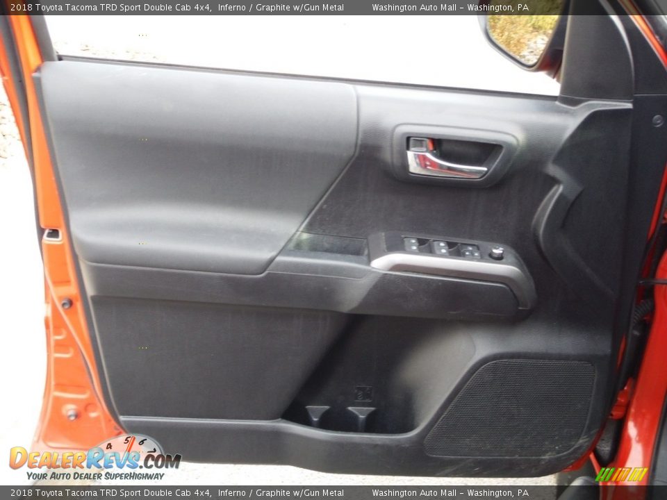 2018 Toyota Tacoma TRD Sport Double Cab 4x4 Inferno / Graphite w/Gun Metal Photo #26
