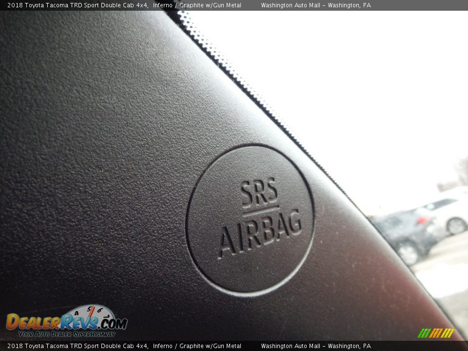 2018 Toyota Tacoma TRD Sport Double Cab 4x4 Inferno / Graphite w/Gun Metal Photo #27