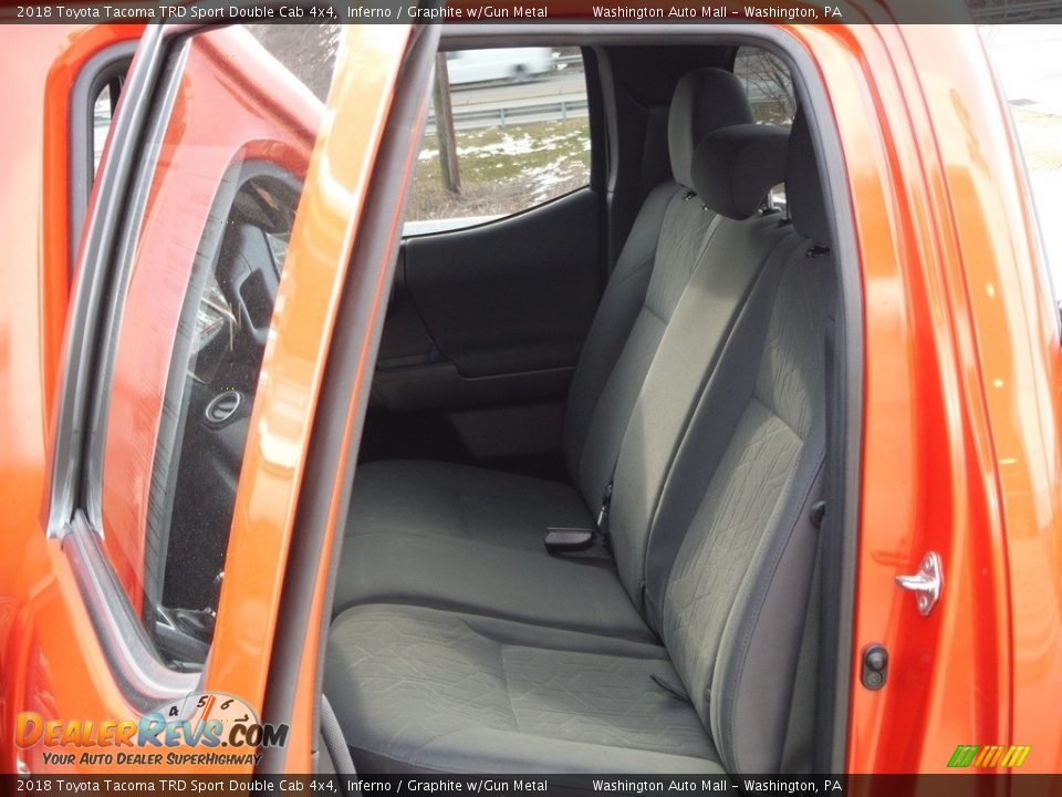 2018 Toyota Tacoma TRD Sport Double Cab 4x4 Inferno / Graphite w/Gun Metal Photo #30