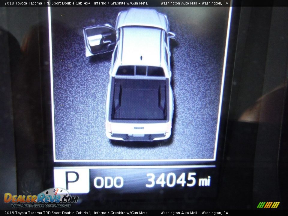 2018 Toyota Tacoma TRD Sport Double Cab 4x4 Inferno / Graphite w/Gun Metal Photo #32