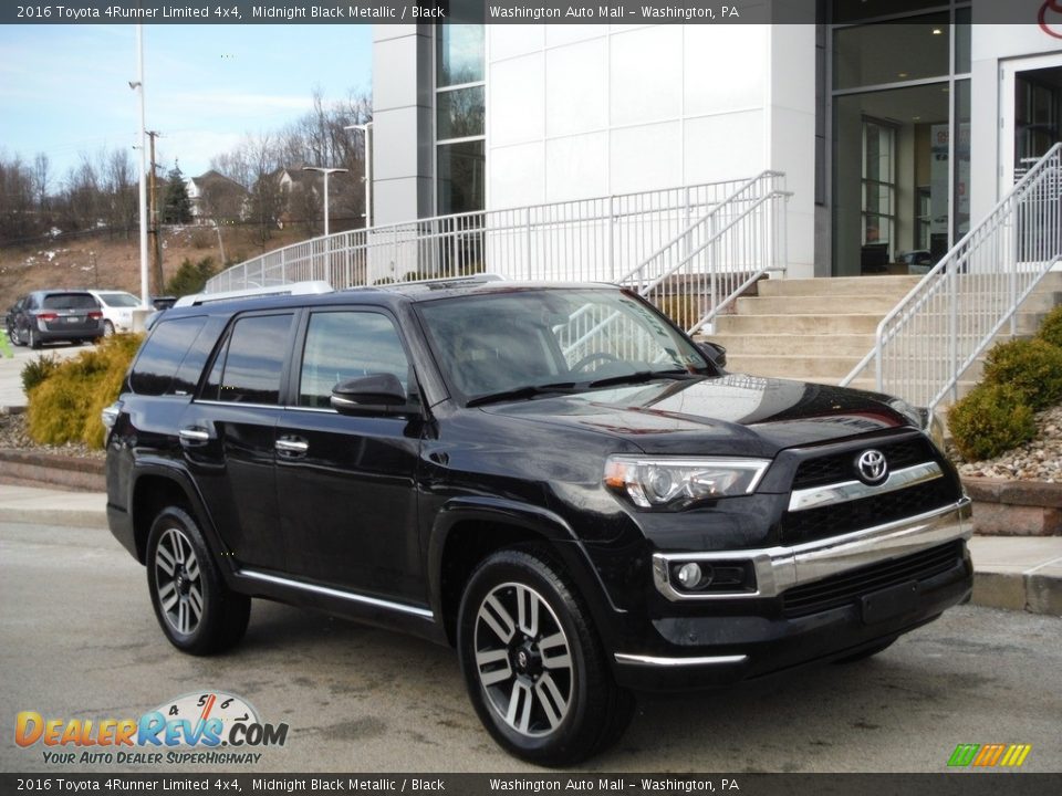 2016 Toyota 4Runner Limited 4x4 Midnight Black Metallic / Black Photo #1