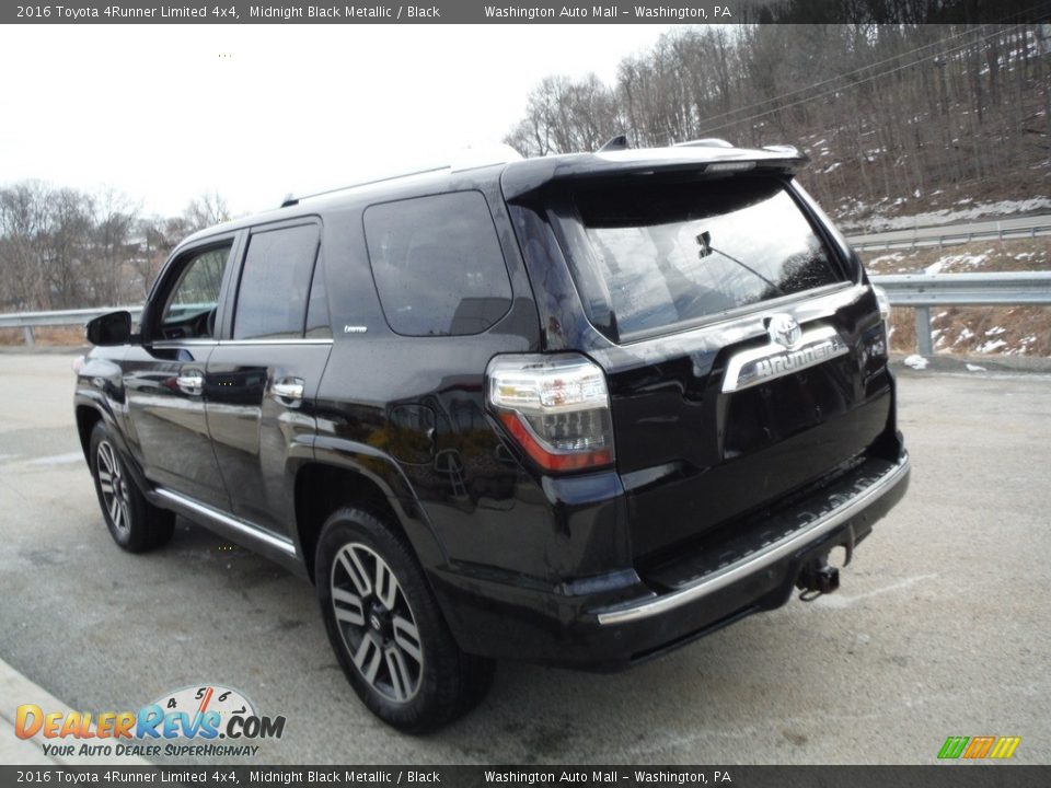 2016 Toyota 4Runner Limited 4x4 Midnight Black Metallic / Black Photo #16