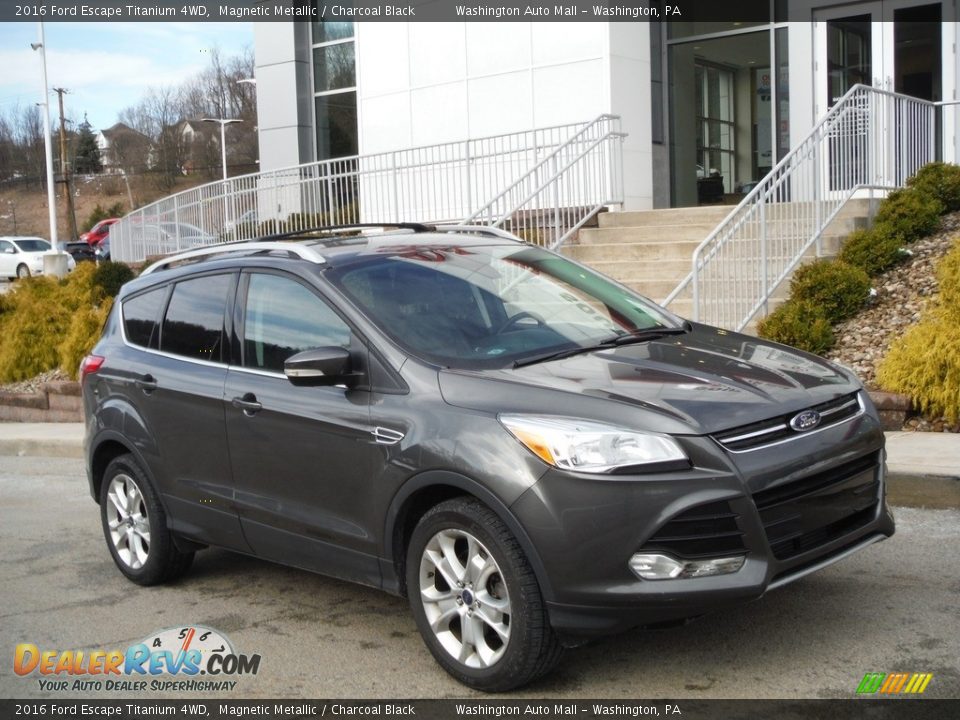 2016 Ford Escape Titanium 4WD Magnetic Metallic / Charcoal Black Photo #1