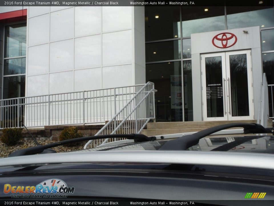 2016 Ford Escape Titanium 4WD Magnetic Metallic / Charcoal Black Photo #3