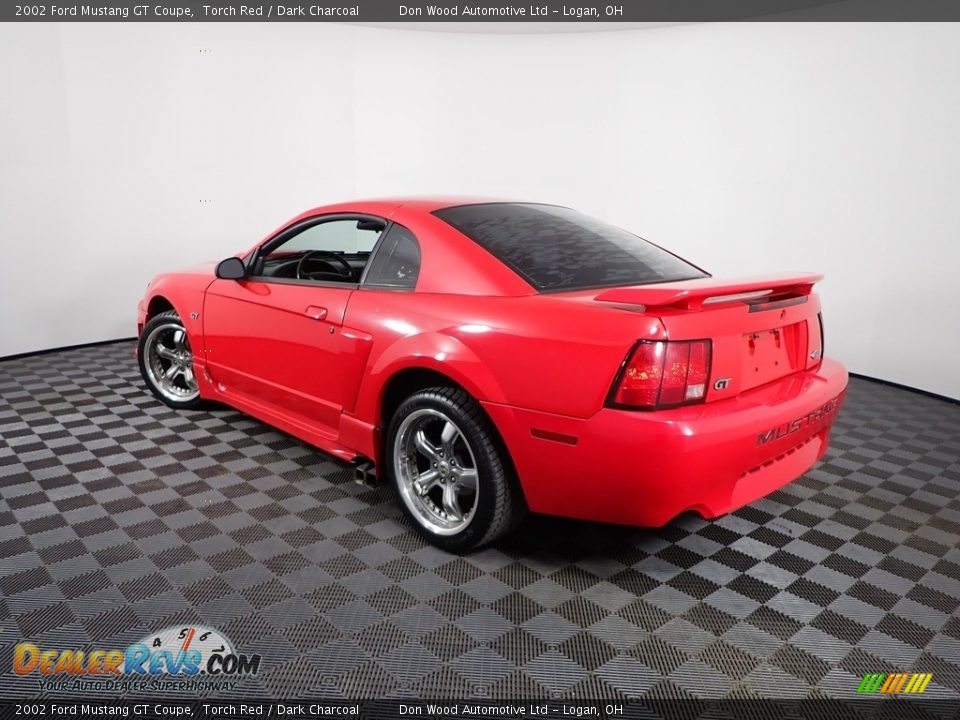 2002 Ford Mustang GT Coupe Torch Red / Dark Charcoal Photo #5