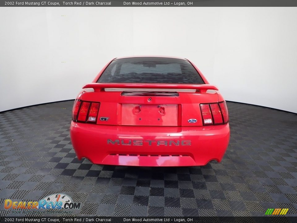 2002 Ford Mustang GT Coupe Torch Red / Dark Charcoal Photo #6