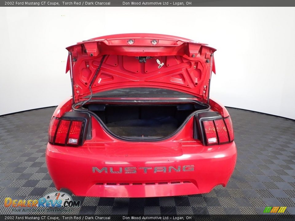2002 Ford Mustang GT Coupe Torch Red / Dark Charcoal Photo #7