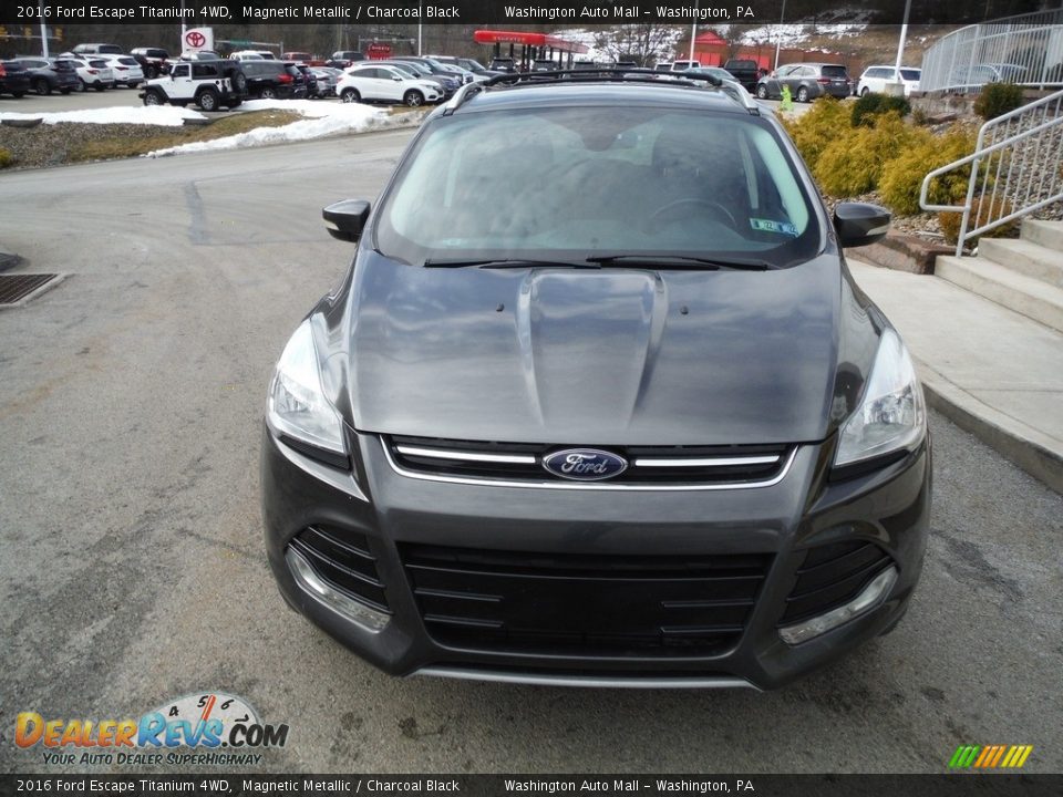 2016 Ford Escape Titanium 4WD Magnetic Metallic / Charcoal Black Photo #13