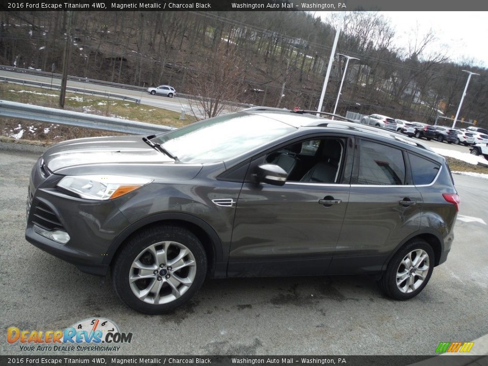 2016 Ford Escape Titanium 4WD Magnetic Metallic / Charcoal Black Photo #15