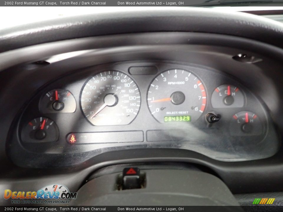 2002 Ford Mustang GT Coupe Torch Red / Dark Charcoal Photo #15