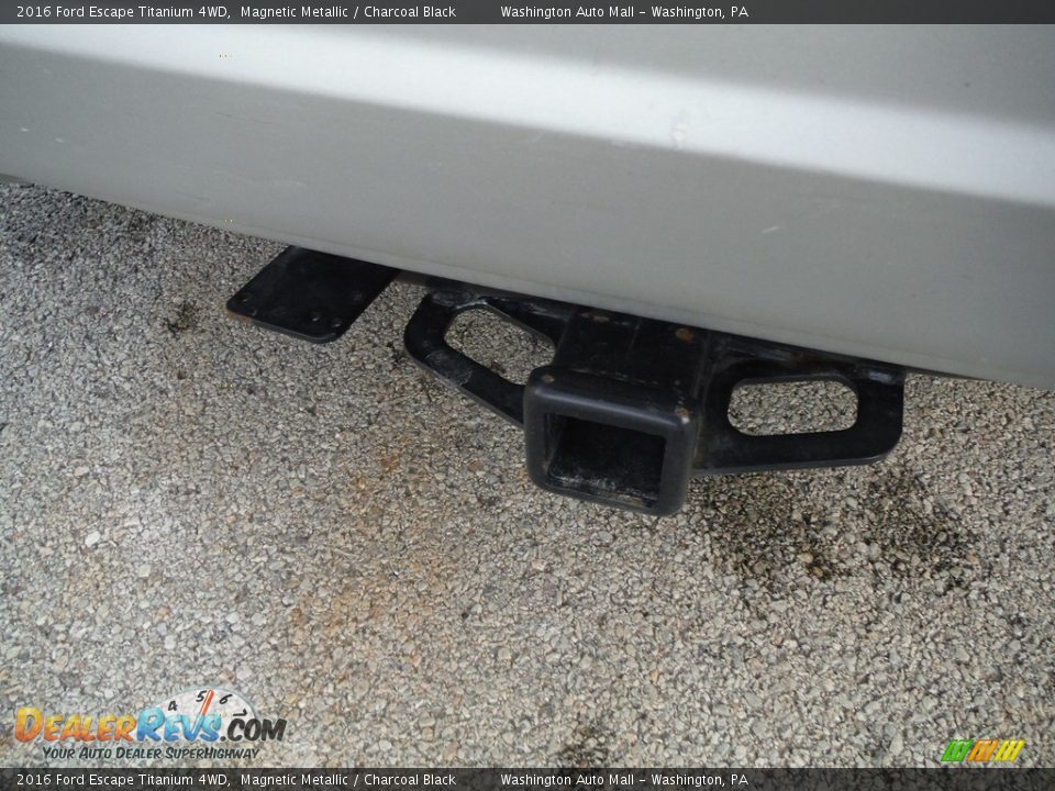 2016 Ford Escape Titanium 4WD Magnetic Metallic / Charcoal Black Photo #21