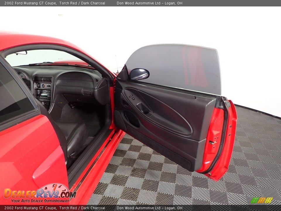 2002 Ford Mustang GT Coupe Torch Red / Dark Charcoal Photo #21