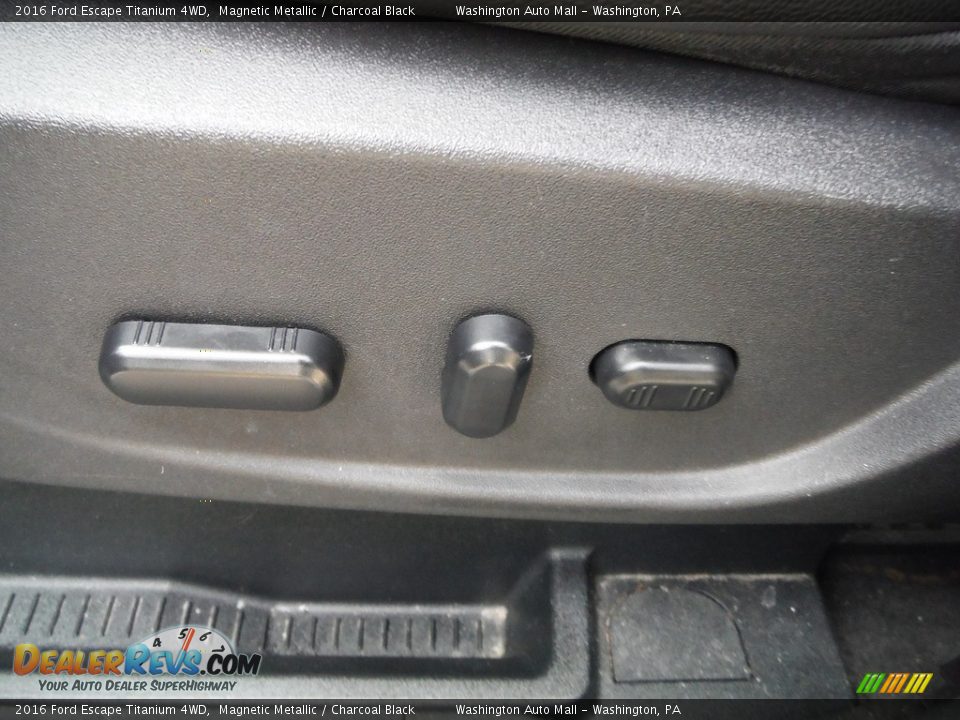 2016 Ford Escape Titanium 4WD Magnetic Metallic / Charcoal Black Photo #26