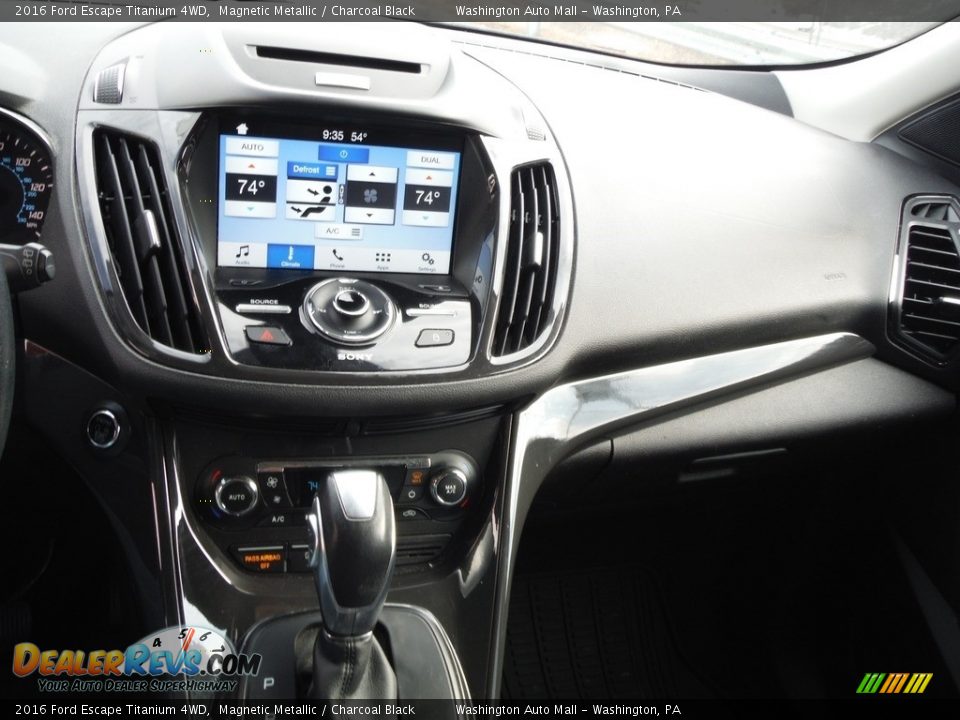 2016 Ford Escape Titanium 4WD Magnetic Metallic / Charcoal Black Photo #27