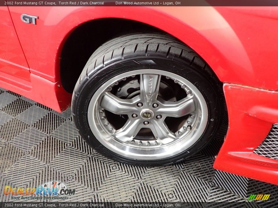 2002 Ford Mustang GT Coupe Torch Red / Dark Charcoal Photo #24