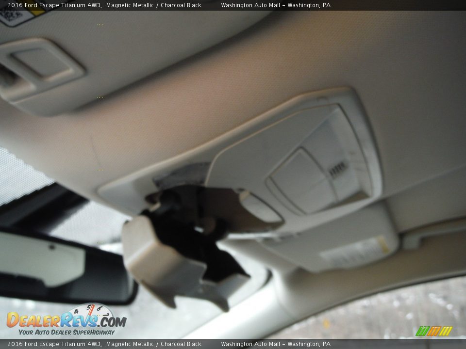 2016 Ford Escape Titanium 4WD Magnetic Metallic / Charcoal Black Photo #29
