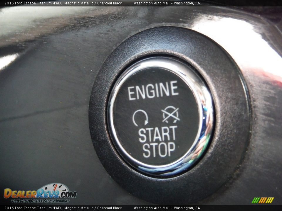 2016 Ford Escape Titanium 4WD Magnetic Metallic / Charcoal Black Photo #30