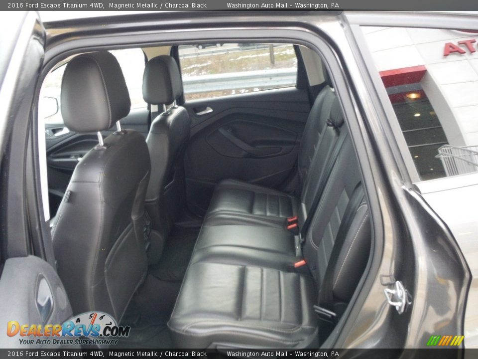 2016 Ford Escape Titanium 4WD Magnetic Metallic / Charcoal Black Photo #31