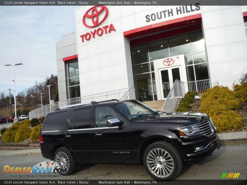 2016 Lincoln Navigator Select 4x4 Black Velvet / Ebony Photo #2