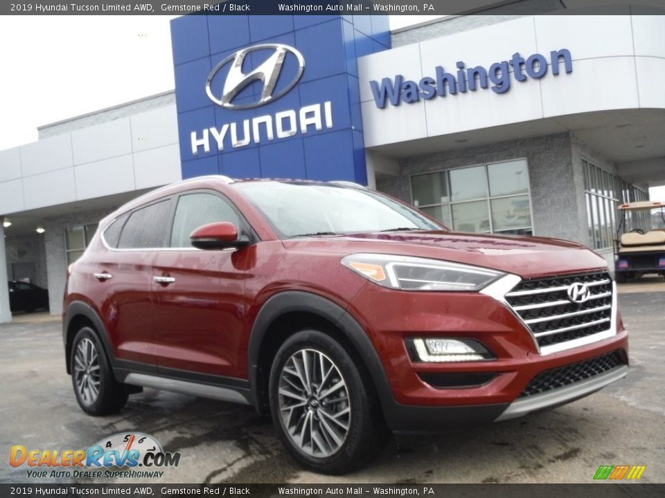 2019 Hyundai Tucson Limited AWD Gemstone Red / Black Photo #1