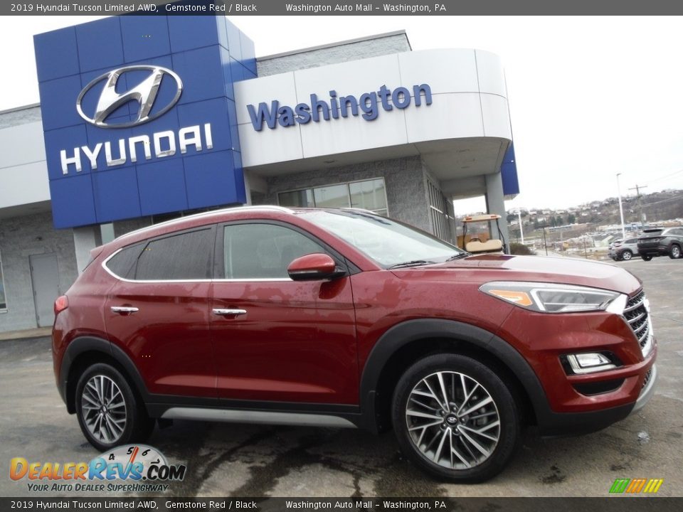 2019 Hyundai Tucson Limited AWD Gemstone Red / Black Photo #2