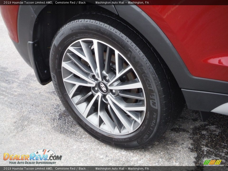2019 Hyundai Tucson Limited AWD Gemstone Red / Black Photo #3