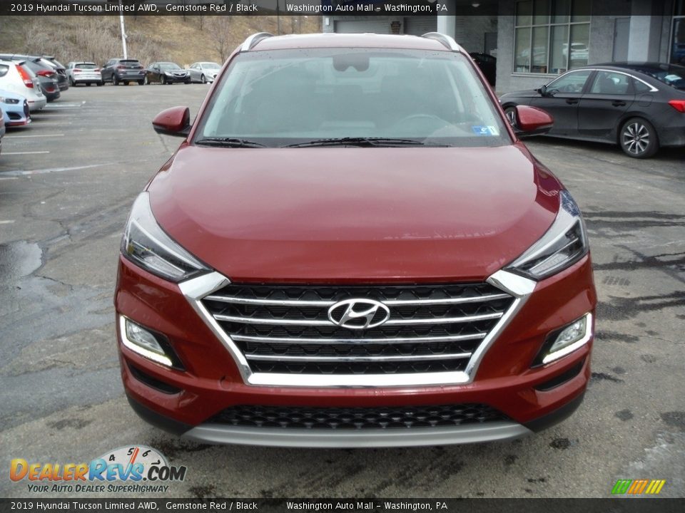 2019 Hyundai Tucson Limited AWD Gemstone Red / Black Photo #4